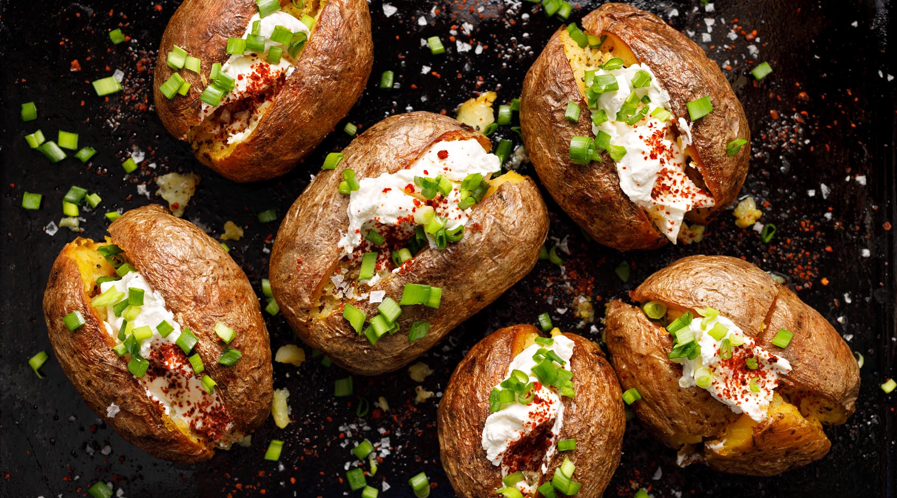 Jacket Potato Air Fryer Recipe | With Garlic & Herbs – Potters Cookshop