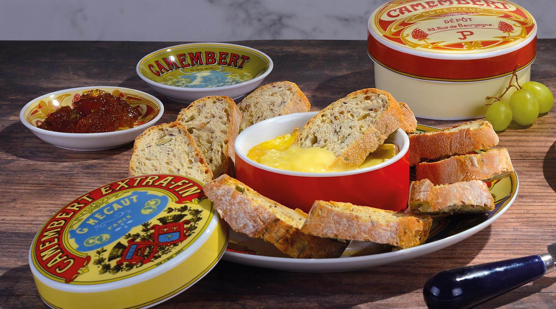 Baked Camembert Recipe With Garlic, Mustard & Honey – Potters Cookshop