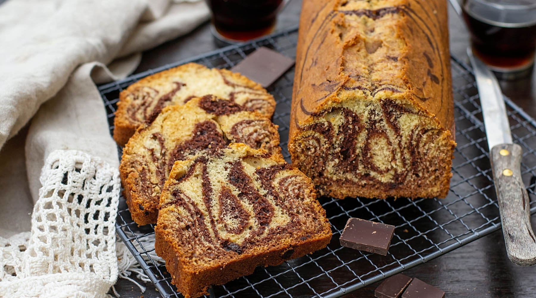 Hazelnut Chocolate Marble Cake Recipe – Potters Cookshop