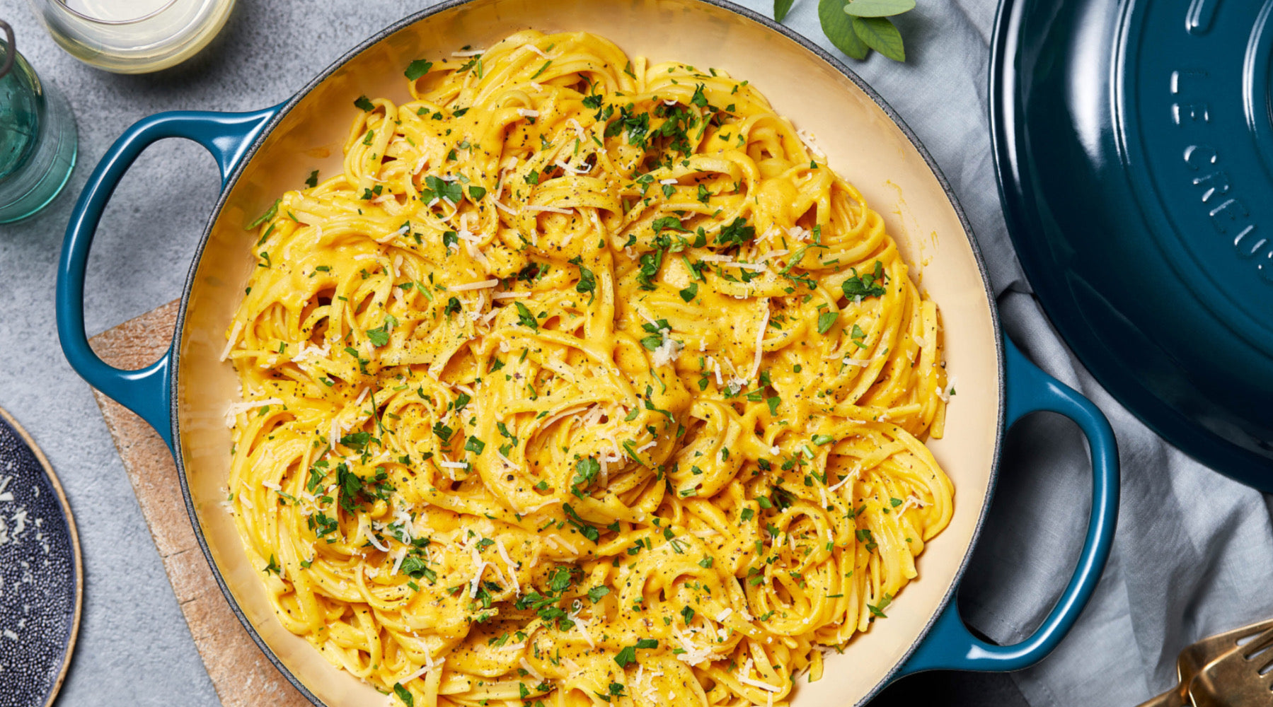 Creamy Butternut Squash Linguine Recipe – Potters Cookshop