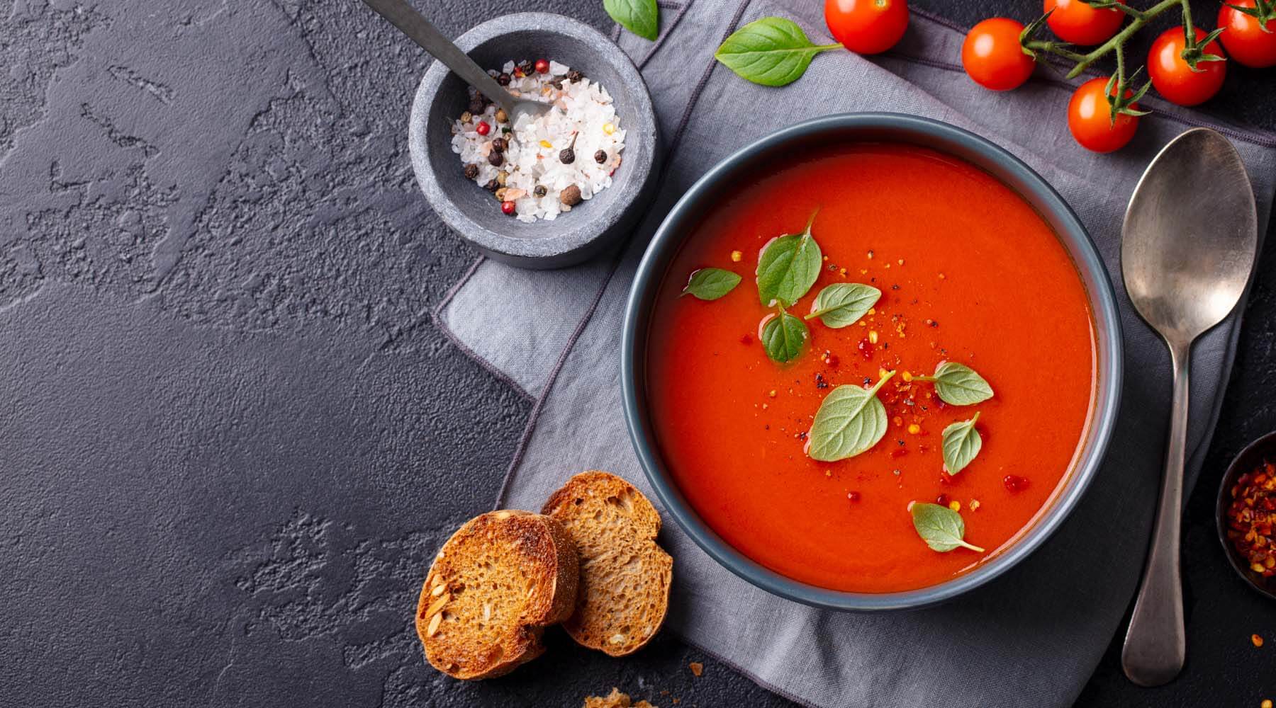 Tasty Tomato & Basil Soup (In A Soup Maker) - Liana's Kitchen