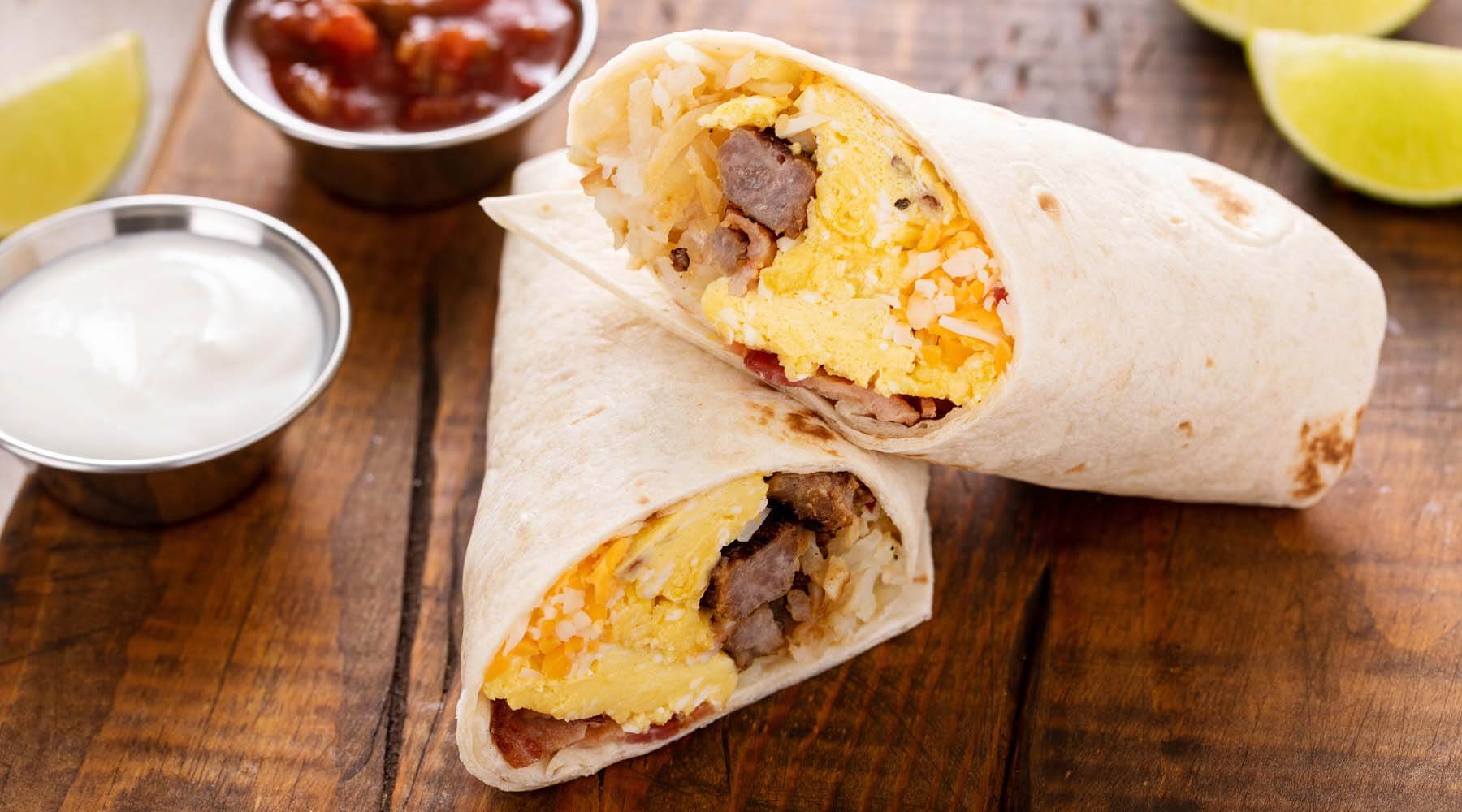 Easy Camping Breakfast Burritos Recipe &ndash; Potters Cookshop