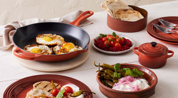 Le Creuset Mediterranean Taco’s with Za’atar Crispy Fried Eggs Recipe Lifestyle