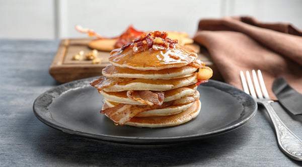 American Pancakes with Bacon and Maple Recipe Blog