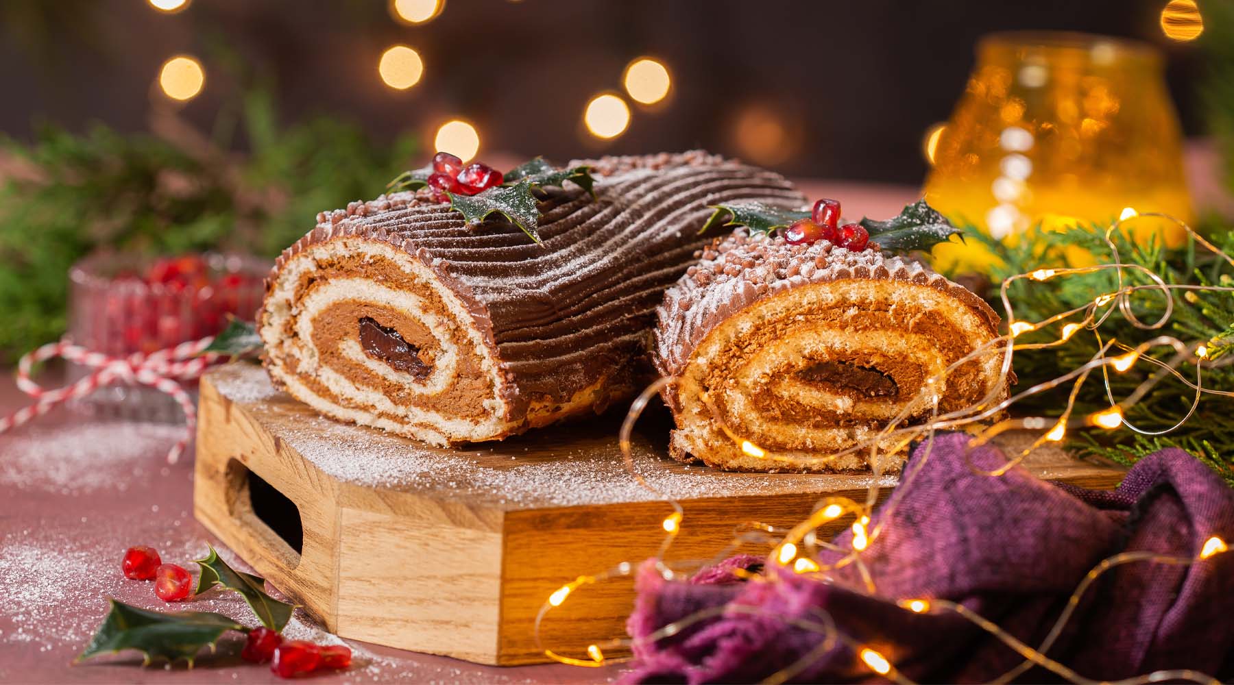 Traditional Christmas Yule Log Recipe – Potters Cookshop