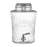 Kilner Clip Top Diamond Drinks Dispenser - 5 Litre