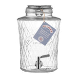 Kilner Clip Top Diamond Drinks Dispenser - 5 Litre