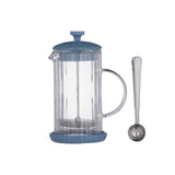 Price & Kensington 350ml Luxe Cafetière With Coffee Scoop - Bluebell