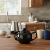 Price & Kensington Stoneware 6 Cup Teapot - Black