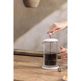 Price & Kensington 1 Litre Luxe Cafetière With Coffee Scoop - White