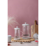 Price & Kensington 1 Litre Luxe Cafetière With Coffee Scoop - White