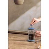 Price & Kensington 350ml Luxe Cafetière With Coffee Scoop - Bluebell