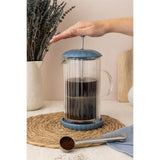 Price & Kensington 1 Litre Luxe Cafetière With Coffee Scoop - Bluebell