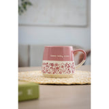Price & Kensington 450ml Stoneware Oversized Mug - Bloom Baby Bloom