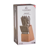 Viners Finchley 14-Piece Knife Block Set