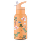 Viners Roarsome 350ml Childrens Flip Straw Water Bottle