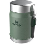 Stanley Legendary Classic 400ml Food Jar + Spork Set - Hammertone Green