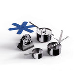 Joseph Joseph Space 3-Piece Folding Handle Saucepan Set - Stainless Steel
