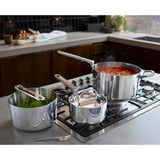 Joseph Joseph Space 3-Piece Folding Handle Saucepan Set - Stainless Steel
