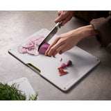 Joseph Joseph 4-Piece Stainless Steel Folio™ Chopping Board Set - Stone