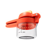 Joseph Joseph JuiceMax™ Dual-Action Citrus Press with Measuring Cup - Orange