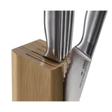 Joseph Joseph Elevate Steel 5-Piece Knife Set with Bamboo Block