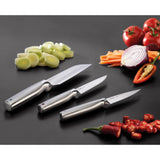 Joseph Joseph Elevate Fusion 5-Piece Knife & Scissor Set with Beechwood Block