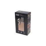 Joseph Joseph Elevate Fusion 5-Piece Knife & Scissor Set with Beechwood Block