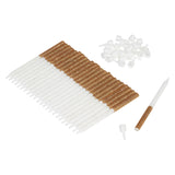 Tala Gold Glitter Candles with Holders - Pack of 24