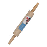 Tala Beech Wood Revolving Rolling Pin