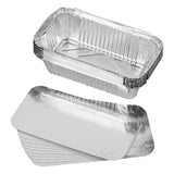 Tala 20cm x 11cm Foil Baking Containers with Lid -Pack of 10