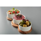 Denby James Martin 4-Piece Paddle Serving Set With Bowls