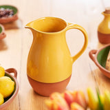 Dexam Sintra Glazed 3L Terracotta Jug - Ochre