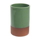 Dexam Sintra Glazed Terracotta Wine Cooler - Green