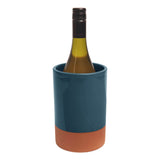 Dexam Sintra Glazed Terracotta Wine Cooler - Ink Blue