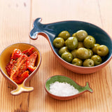 Dexam Sintra Glazed Terracotta Tapas Dish Set - Fish