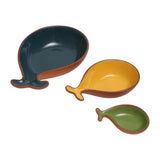 Dexam Sintra Glazed Terracotta Tapas Dish Set - Fish
