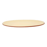 Dexam Sintra Glazed Terracotta 47.5cm x 20.5cm Oval Serving Platter - Stone