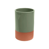 Dexam Sintra Glazed Terracotta Wine Cooler - Olive Green