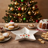 Dexam Large Ceramic Star Dish - Baubles