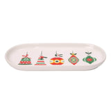 Dexam Ceramic Oval Plate - Baubles