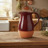 Dexam Sintra 3 Litre Glazed Terracotta Jug - Berry