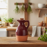 Dexam Sintra Glazed Terracotta Oil Drizzler - Berry