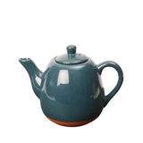 Dexam Sintra Glazed 800ml Terracotta Teapot - Ink Blue