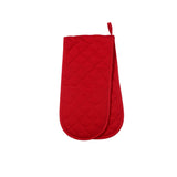 Dexam Love Colour Cotton Double Oven Gloves - Scarlet