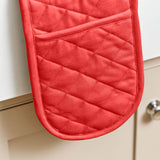 Dexam Love Colour Cotton Double Oven Gloves - Scarlet
