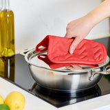 Dexam Love Colour Cotton Pot Grab - Scarlet