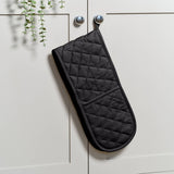 Dexam Love Colour Cotton Double Oven Gloves - True Black
