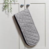 Dexam Love Colour Cotton Double Oven Gloves - Slate Grey