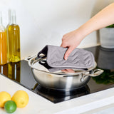 Dexam Love Colour Cotton Pot Grab - Slate Grey